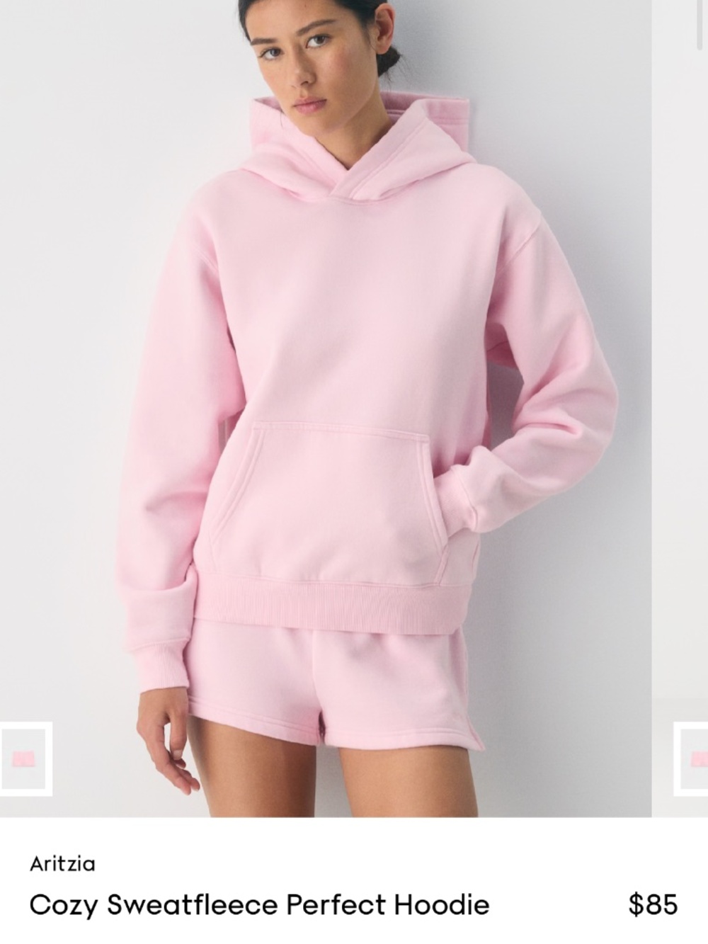 Aritzia perfect fit sweatfleece hoodie sweater - Picture 5 of 6